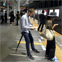 Load image into Gallery viewer, Queuing Artifact Stool Outdoor Subway Portable Telescopic Chair Foldable(50%OFF)