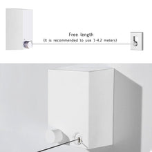 Load image into Gallery viewer, Telescopic Stainless String Invisible Clothesline