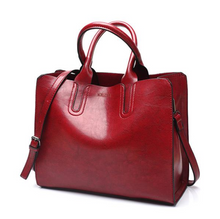 Load image into Gallery viewer, Leather Handbags Big High Quality Casual Female Bags Brand Shoulder Bag Ladies Large