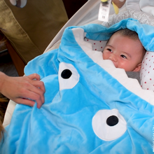 Load image into Gallery viewer, Shark Shaped Infant Sleeping Bag