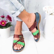 Load image into Gallery viewer, Women's Summer Floral Comfortable Sandals