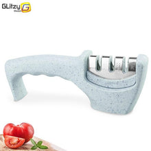 Load image into Gallery viewer, Knife Sharpener 3 Stages Professional Kitchen Sharpening Stone Diamond Ceramic Sharpener Tool
