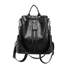 Load image into Gallery viewer, Women's Mochila Escolar Leather Backpack - School Bags