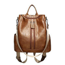 Load image into Gallery viewer, Women's Mochila Escolar Leather Backpack - School Bags