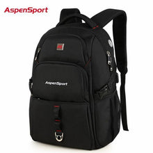 Load image into Gallery viewer, Men's Water Resistant Backpack with USB Charging &amp