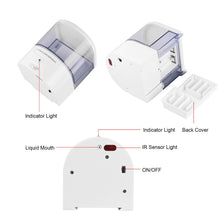 Load image into Gallery viewer, Soap Dispenser Battery Powered 600ml Wall-Mount Automatic IR Sensor Touch-free Kitchen Soap Lotion Pump for Kitchen Bathroom