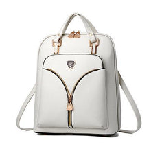Load image into Gallery viewer, Women's Anti Theft Leather Backpack