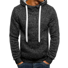 Load image into Gallery viewer, Hiphop Solid Mens Hoodies Sweatshirts Long Sleeve Autumn Tops Fitness Joggers Hoody Hiphop Hoody Hombre Men Clothes Winter
