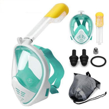 Load image into Gallery viewer, Full Face Snorkel Mask