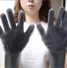 Load image into Gallery viewer, Magic Rubber Silicone Dish Washing Gloves