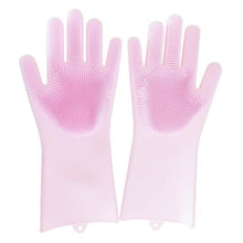 Load image into Gallery viewer, Magic Rubber Silicone Dish Washing Gloves
