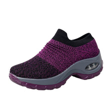 Load image into Gallery viewer, Mesh Shoes Thick Bottom Platform Shoes Air Cushion Women's Shoes Rocking Shoes