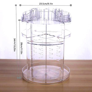 (Only 300Pcs&amp;60%Off) ——High Quality 360° Rotating Crystal  Cosmetic Storage Box