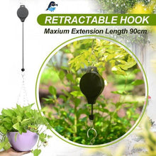 Load image into Gallery viewer, Retractable Pulley Hanging Basket
