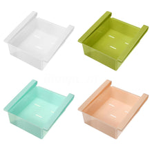Load image into Gallery viewer, Fridge Freezer Space Saver Organizer Storage Rack Shelf Holder Drawer
