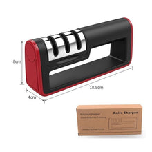 Load image into Gallery viewer, Professional Knife Sharpener diamond Quick Professional 3 Stages Sharpener Knife sharpening Tools Sharpening Stone

