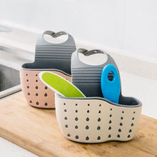 Load image into Gallery viewer, Sink Double Drain Bag Kitchen Gadgets Storage Basket
