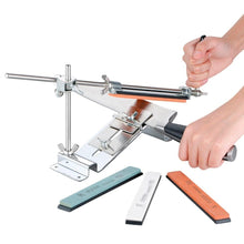 Load image into Gallery viewer, Knife Sharpener Professional All Iron Steel Kitchen Sharpening System Tools
