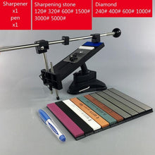 Load image into Gallery viewer, Ruixin Pro II Professional Knife Sharpener chef Knife Sharpening System Pencil Apex edge Sharpener 4 whetstone stones bars
