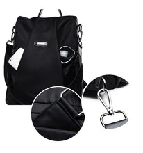 Load image into Gallery viewer, Women's Anti-theft Oxford Backpack - Water Resistant
