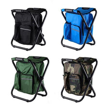 Load image into Gallery viewer, Folding Chair Backpack
